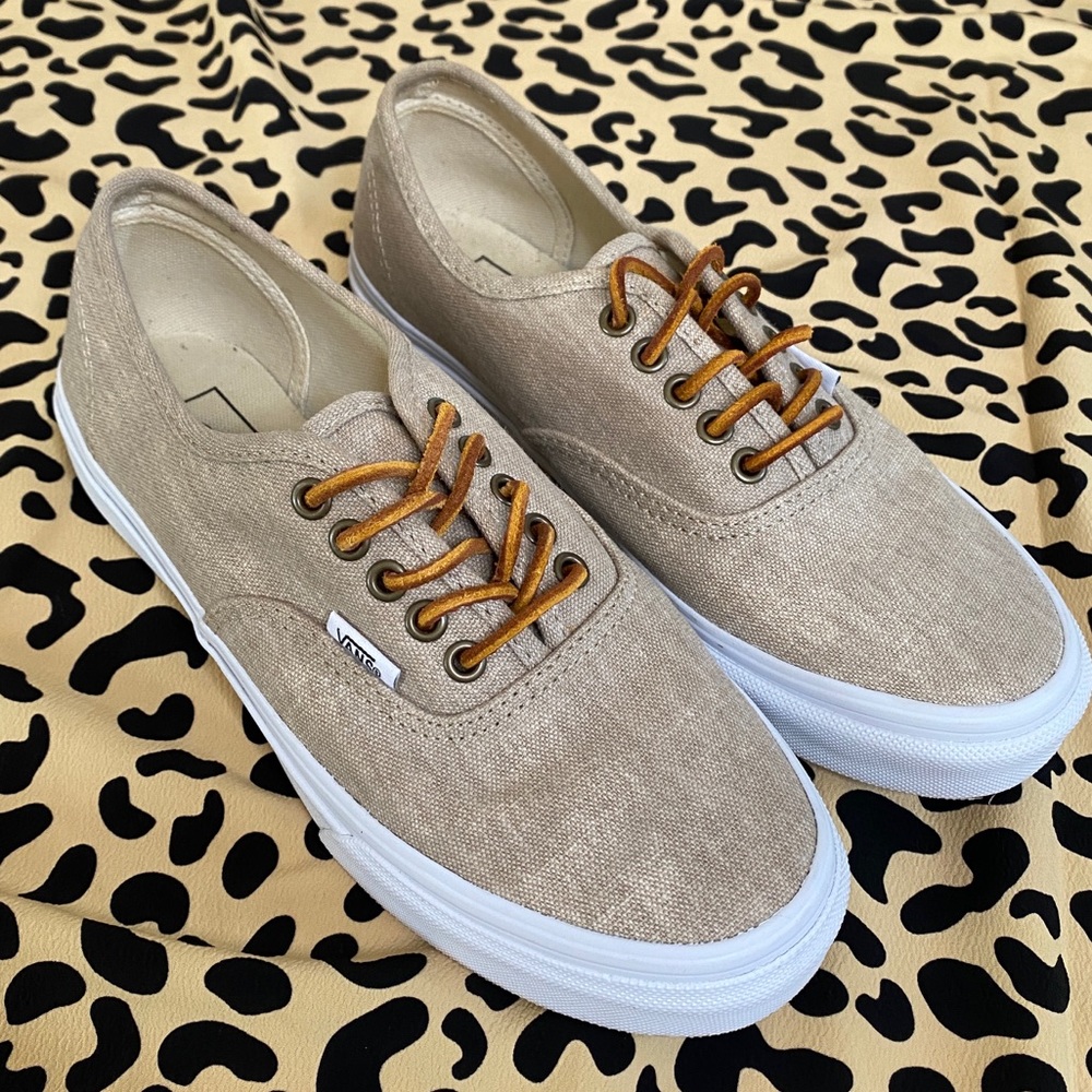 Canvas Vans with Leather Laces ✨